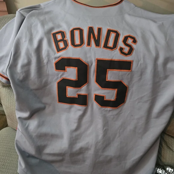 Mitchell & Ness Gray Crewneck with Black and Orange Details